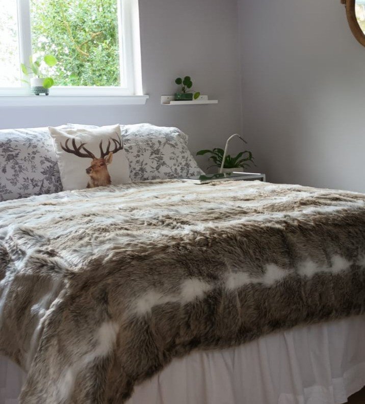 Cosy bedroom at Highland Snug